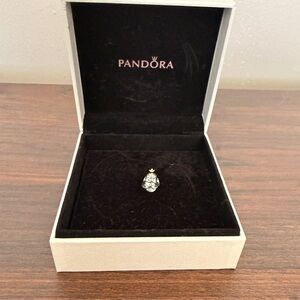 GENUINE Pandora Christmas Tree Sterling Silver Charm with 24k Gold Star